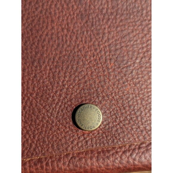 NEW Portland Leather Goods PLG Rancher Wallet Nutmeg Brown - Picture 3 of 10